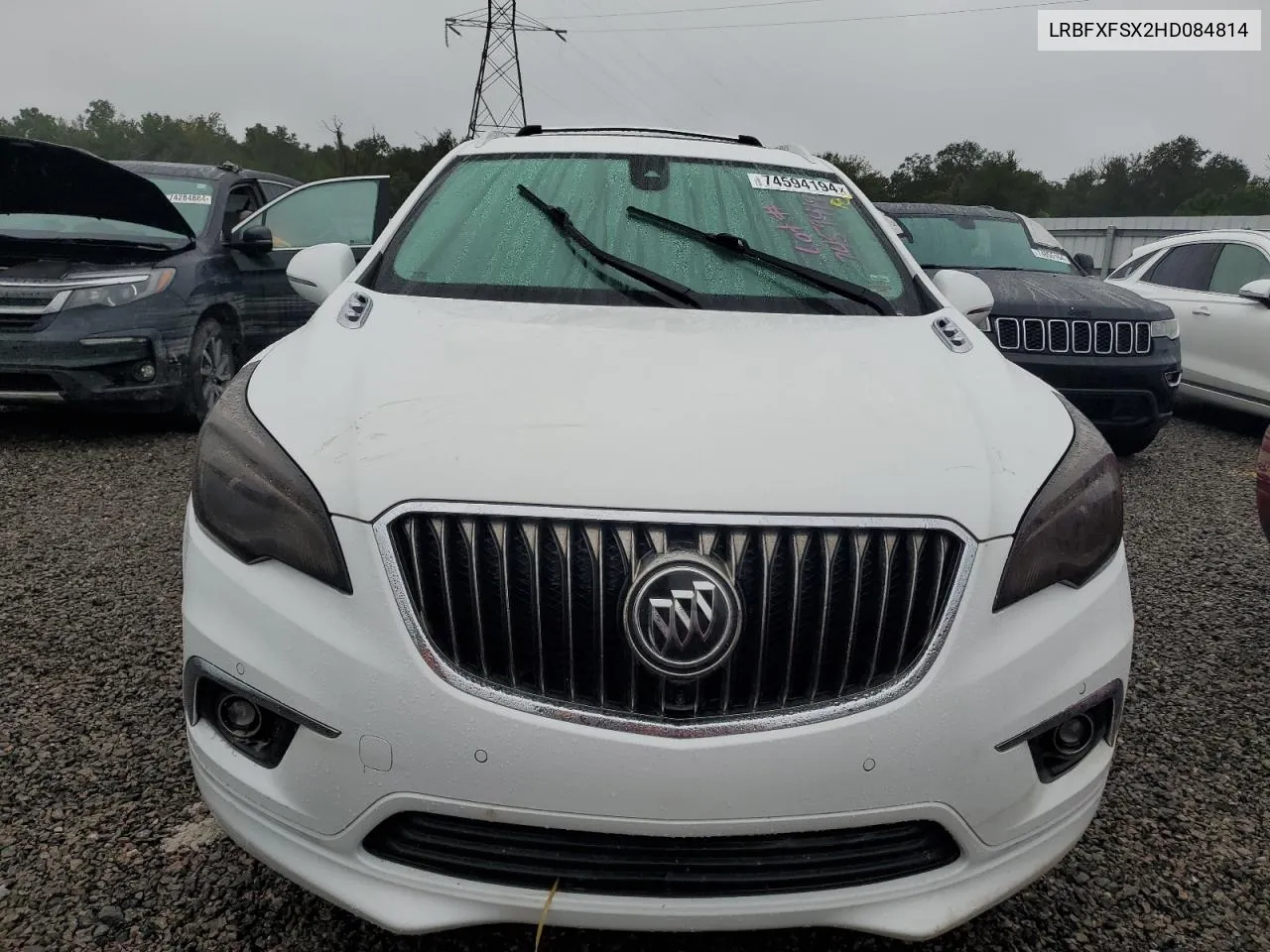 2017 Buick Envision Premium Ii VIN: LRBFXFSX2HD084814 Lot: 74594194