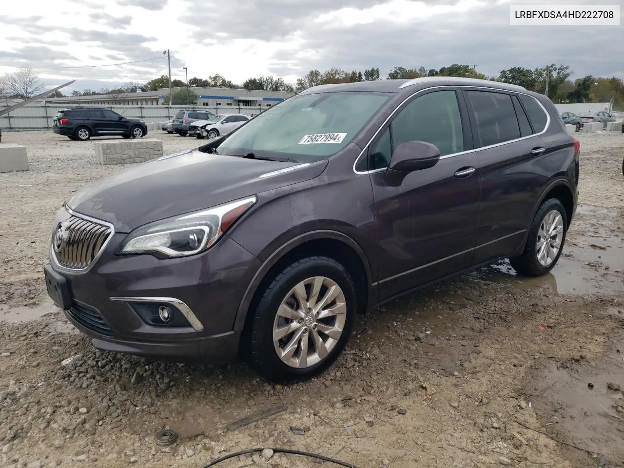 2017 Buick Envision Essence VIN: LRBFXDSA4HD222708 Lot: 75827994