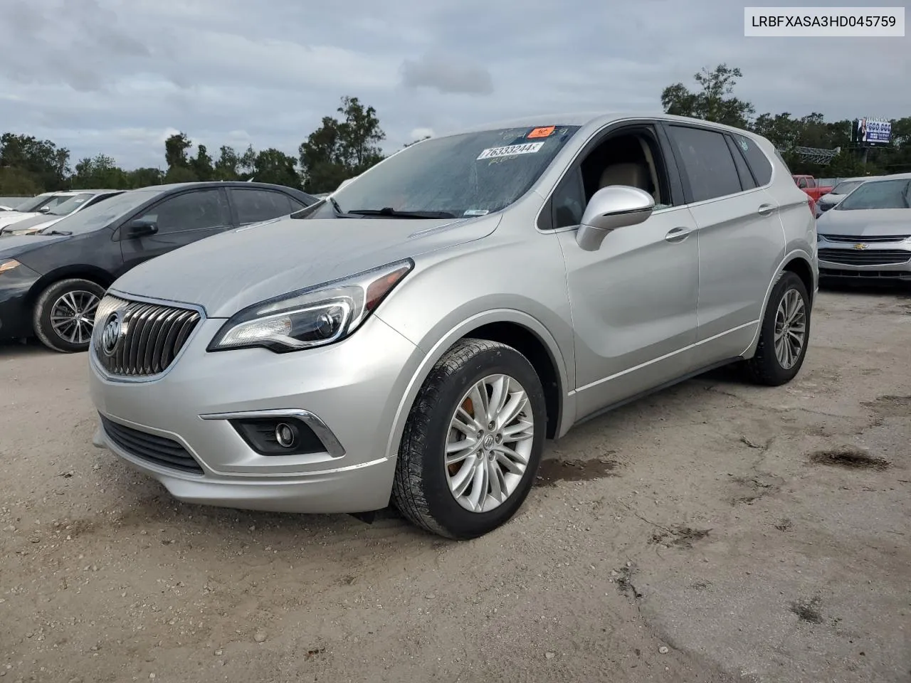 2017 Buick Envision Preferred VIN: LRBFXASA3HD045759 Lot: 76333244