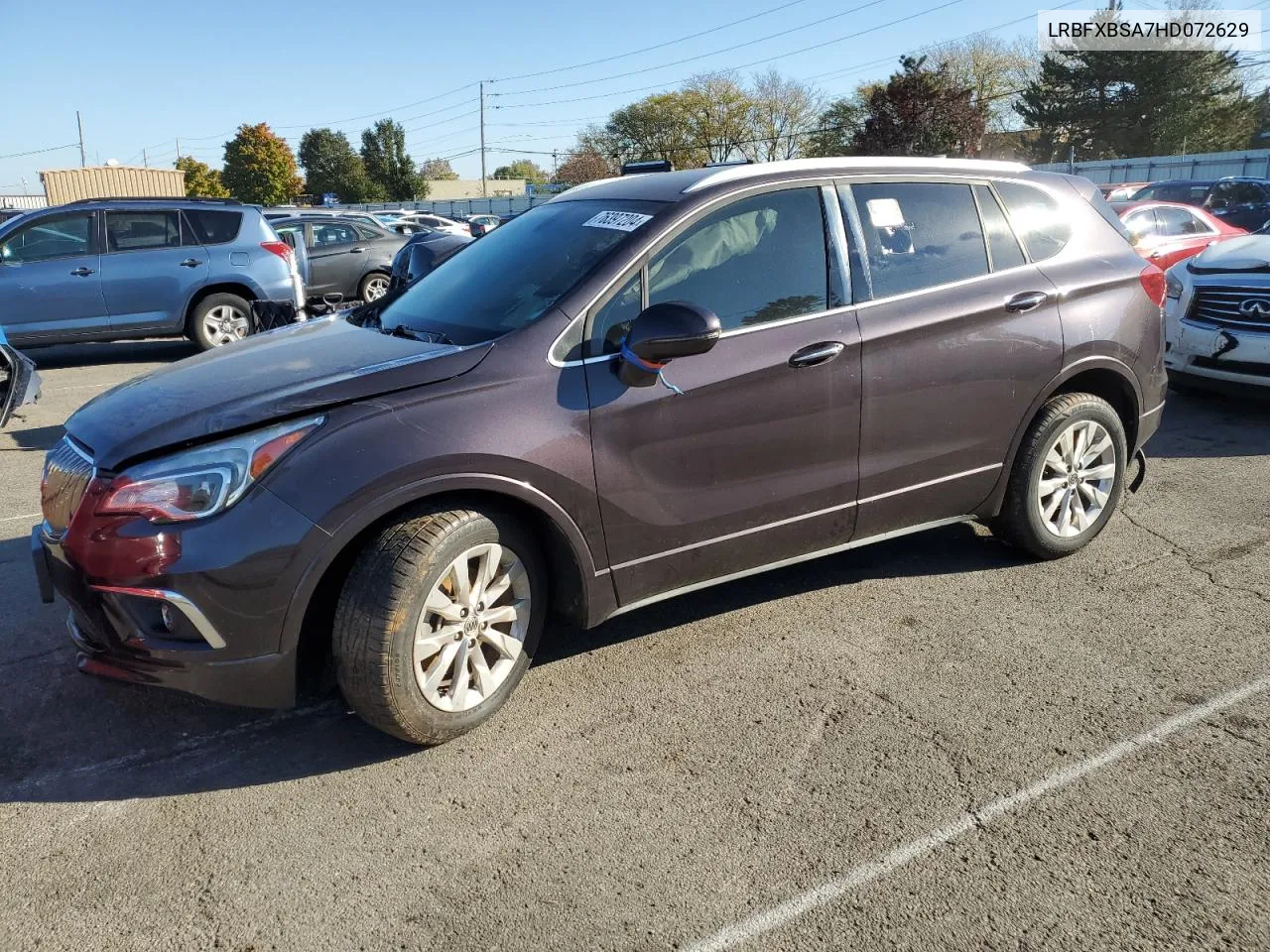 2017 Buick Envision Essence VIN: LRBFXBSA7HD072629 Lot: 76397204