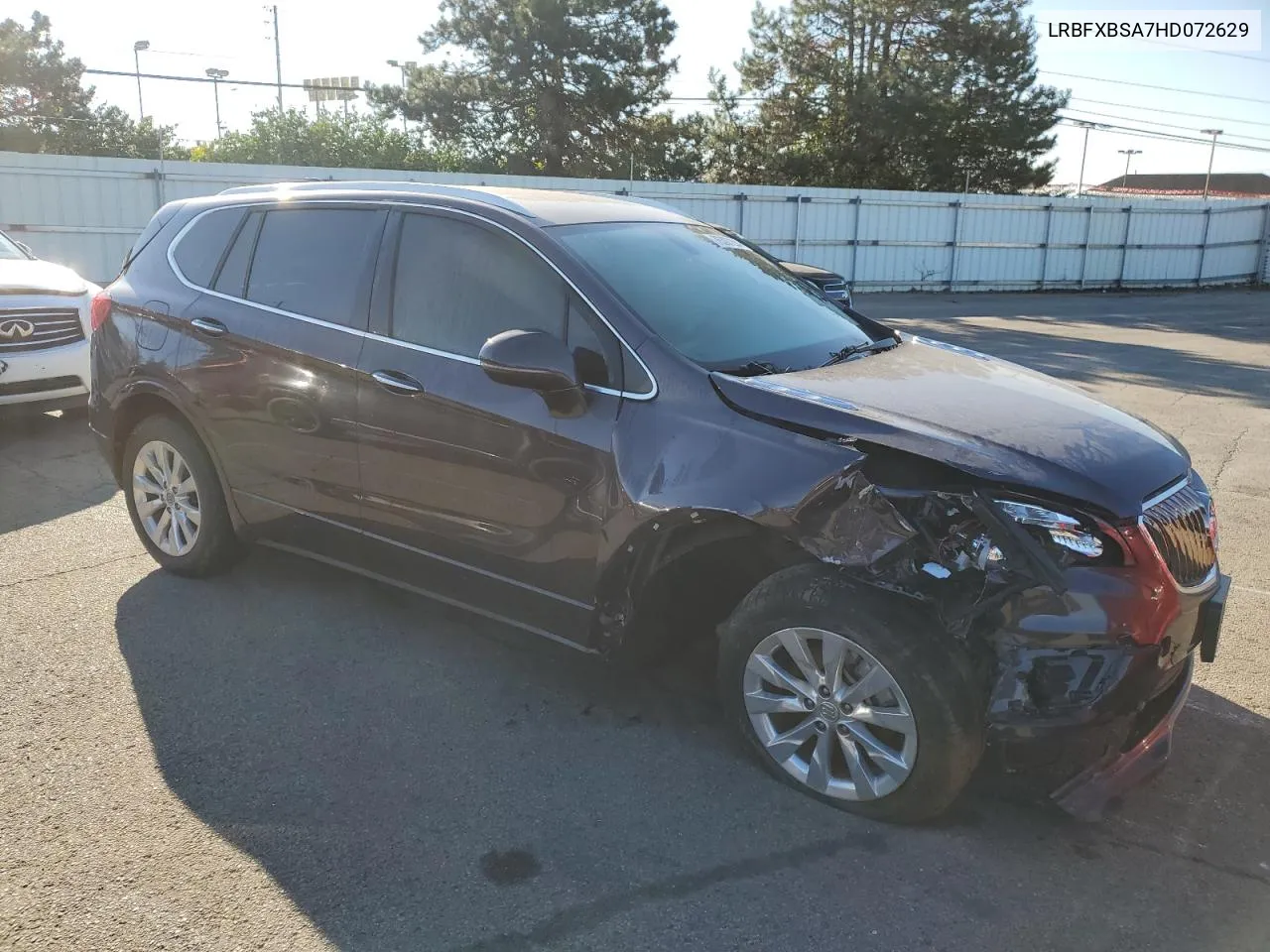 2017 Buick Envision Essence VIN: LRBFXBSA7HD072629 Lot: 76397204