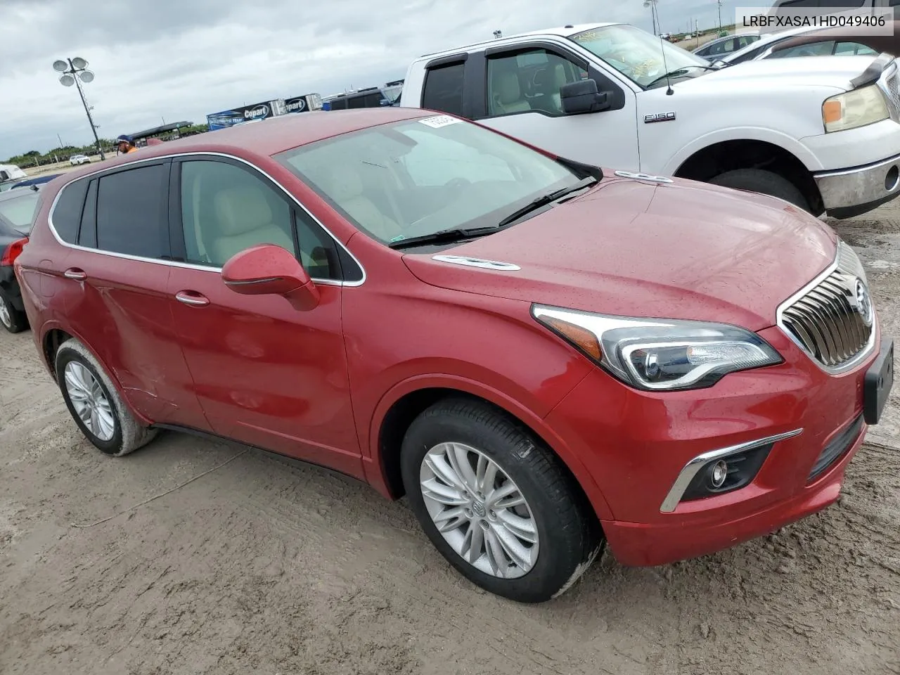 2017 Buick Envision Preferred VIN: LRBFXASA1HD049406 Lot: 76723044