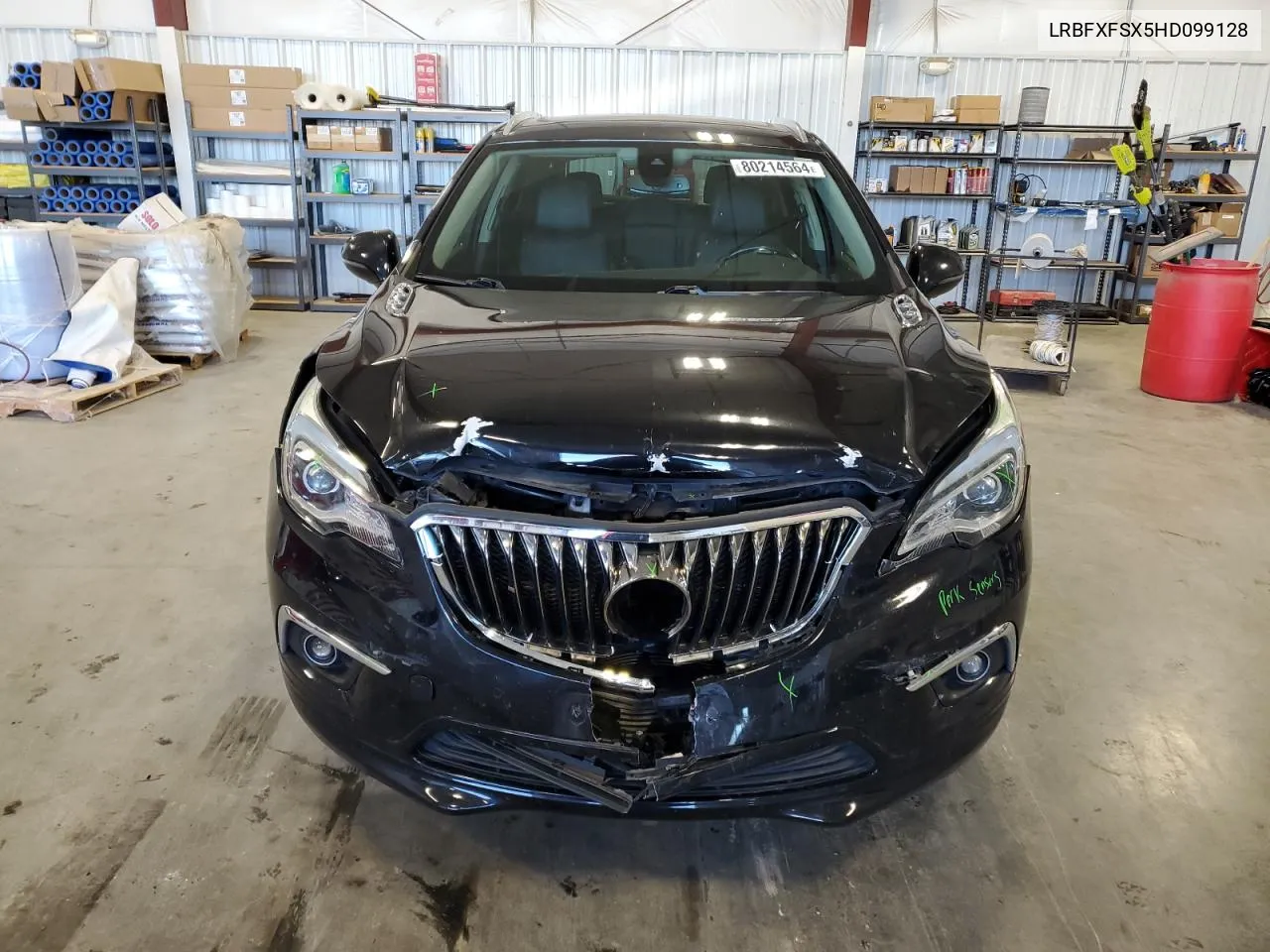 2017 Buick Envision Premium Ii VIN: LRBFXFSX5HD099128 Lot: 80214564