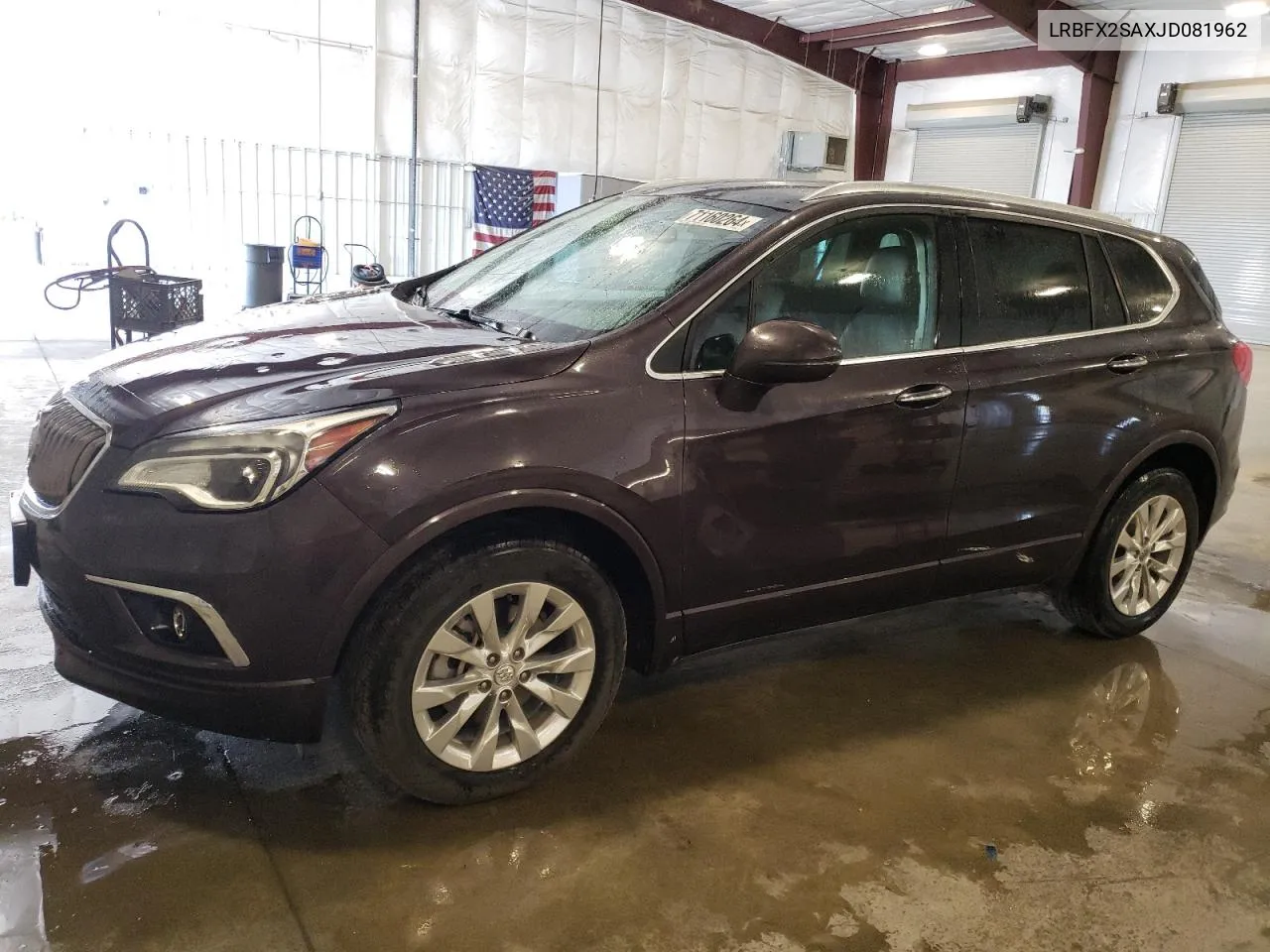 2018 Buick Envision Essence VIN: LRBFX2SAXJD081962 Lot: 71160264