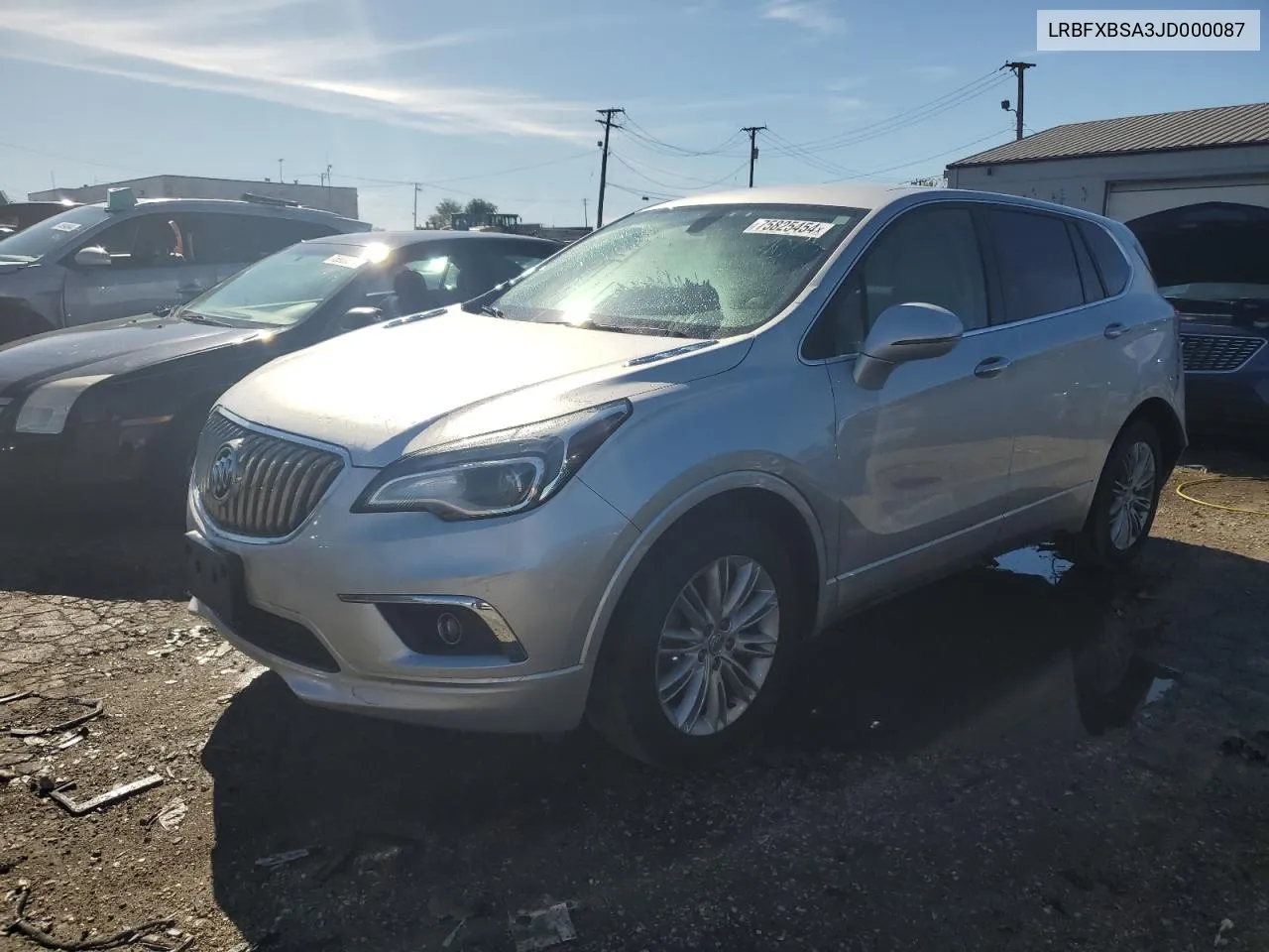 2018 Buick Envision Preferred VIN: LRBFXBSA3JD000087 Lot: 75825454