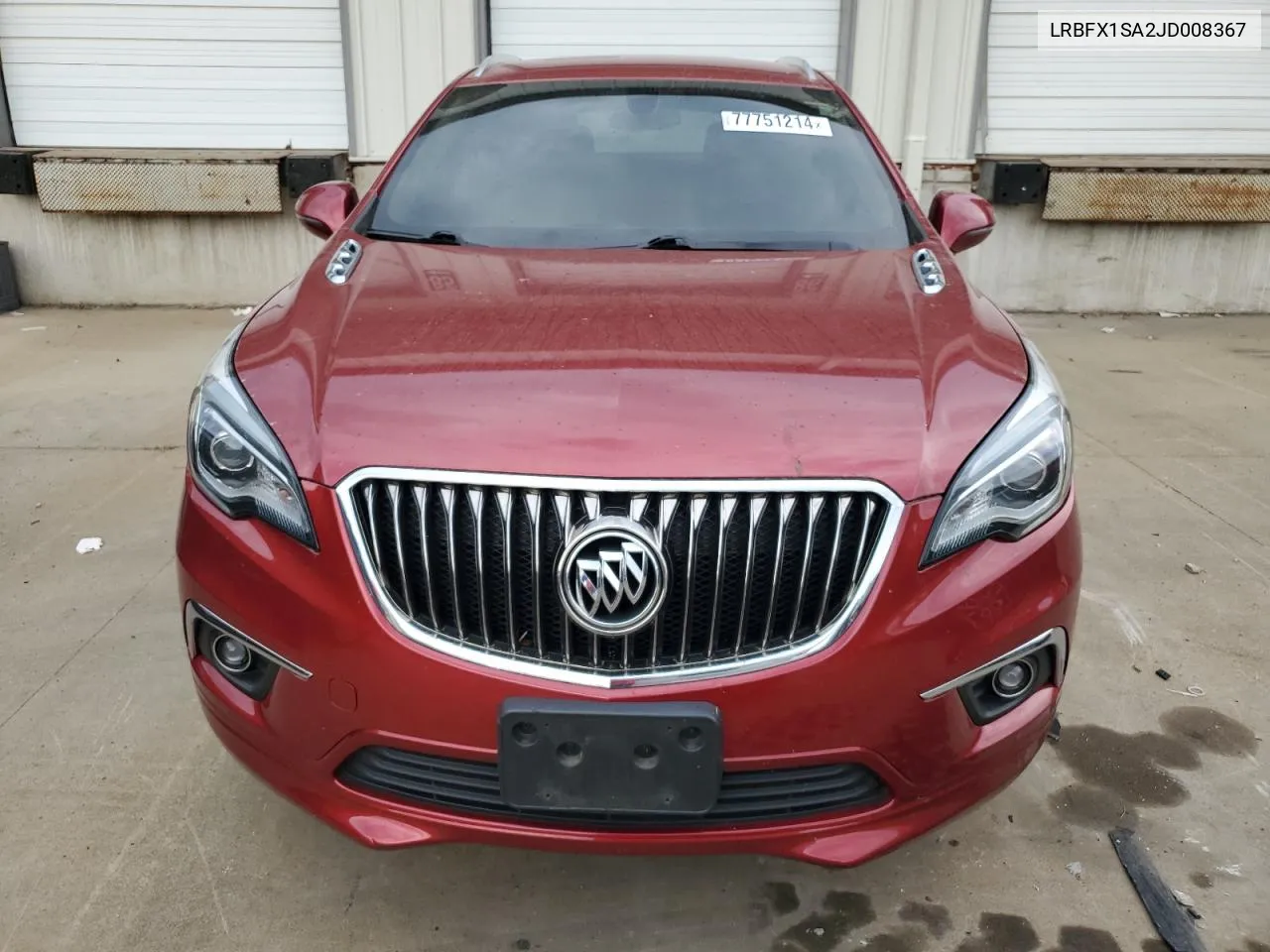 2018 Buick Envision Essence VIN: LRBFX1SA2JD008367 Lot: 77751214