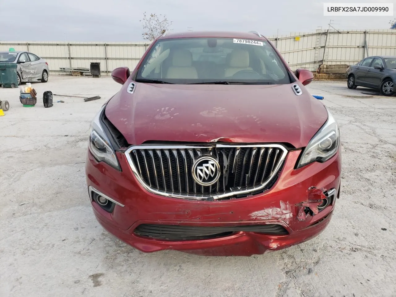 2018 Buick Envision Essence VIN: LRBFX2SA7JD009990 Lot: 78798244