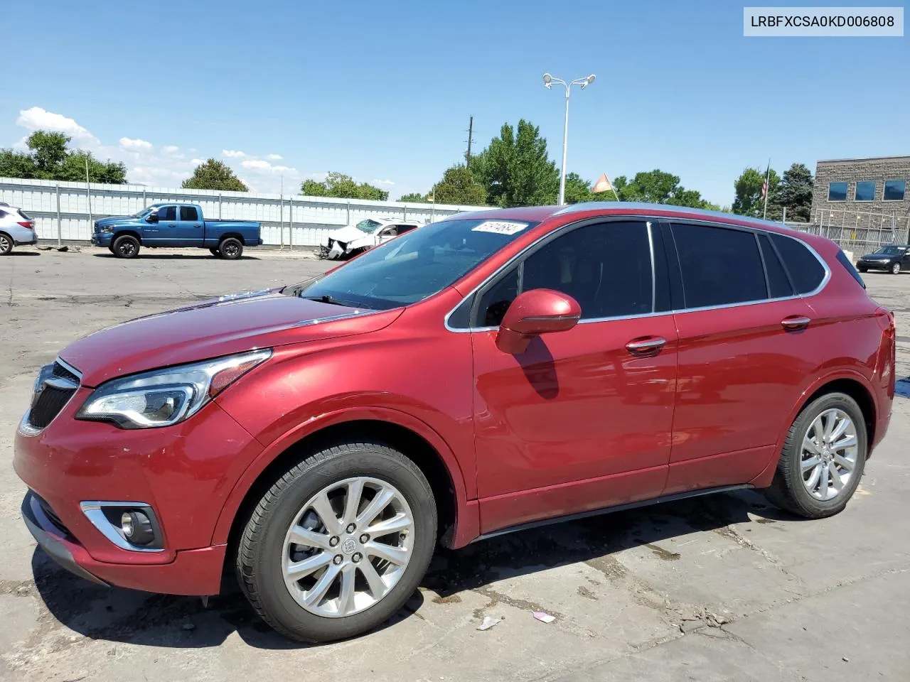 2019 Buick Envision Essence VIN: LRBFXCSA0KD006808 Lot: 61914684