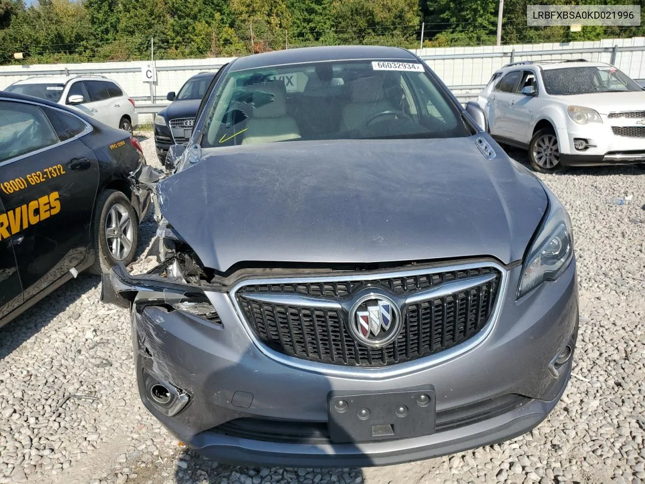 2019 Buick Envision Preferred VIN: LRBFXBSA0KD021996 Lot: 66032934