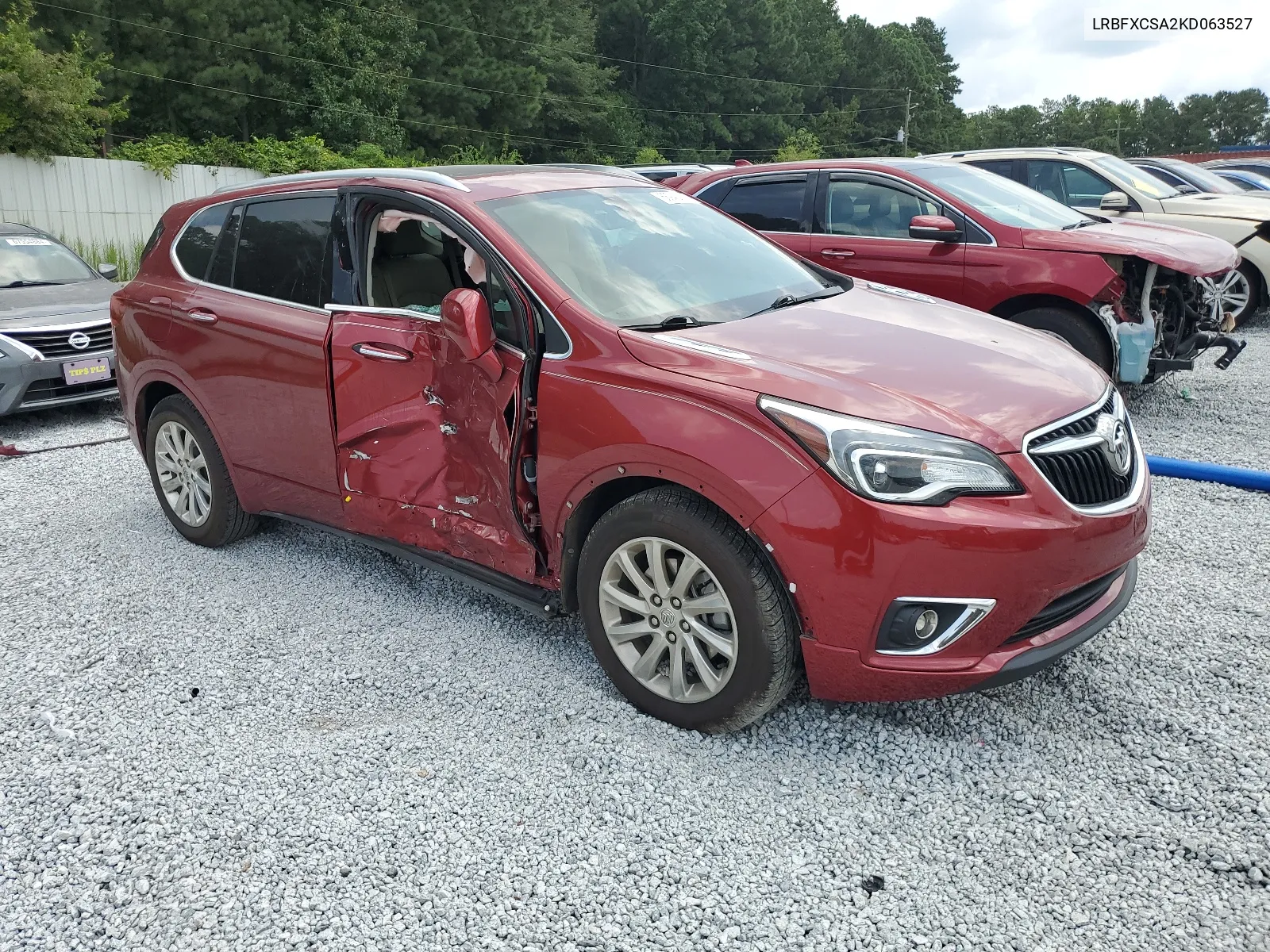 2019 Buick Envision Essence VIN: LRBFXCSA2KD063527 Lot: 66943914