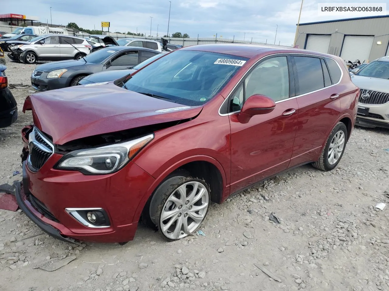 LRBFXBSA3KD063868 2019 Buick Envision Preferred