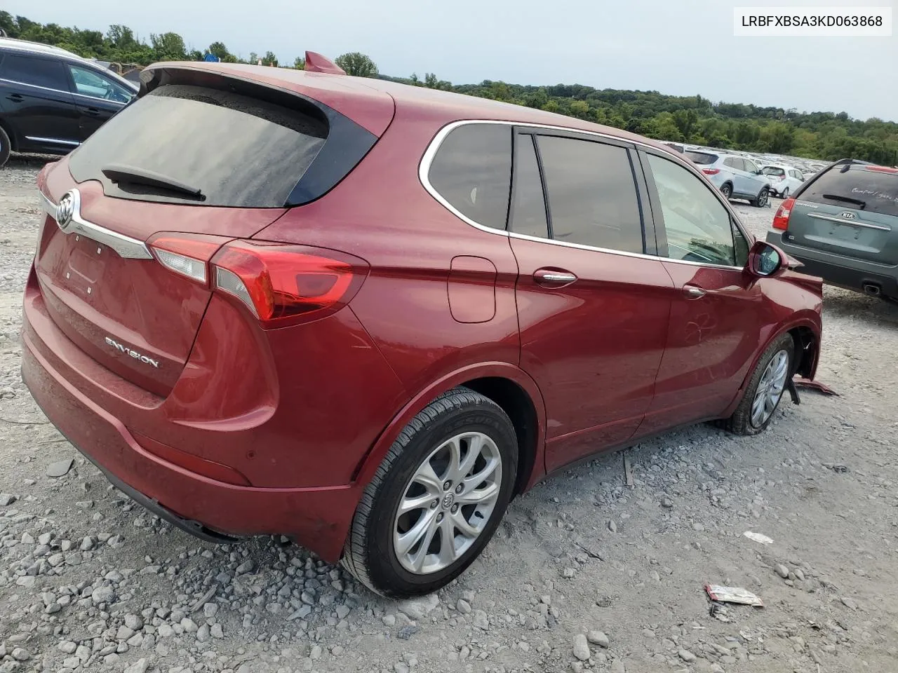 2019 Buick Envision Preferred VIN: LRBFXBSA3KD063868 Lot: 68809864