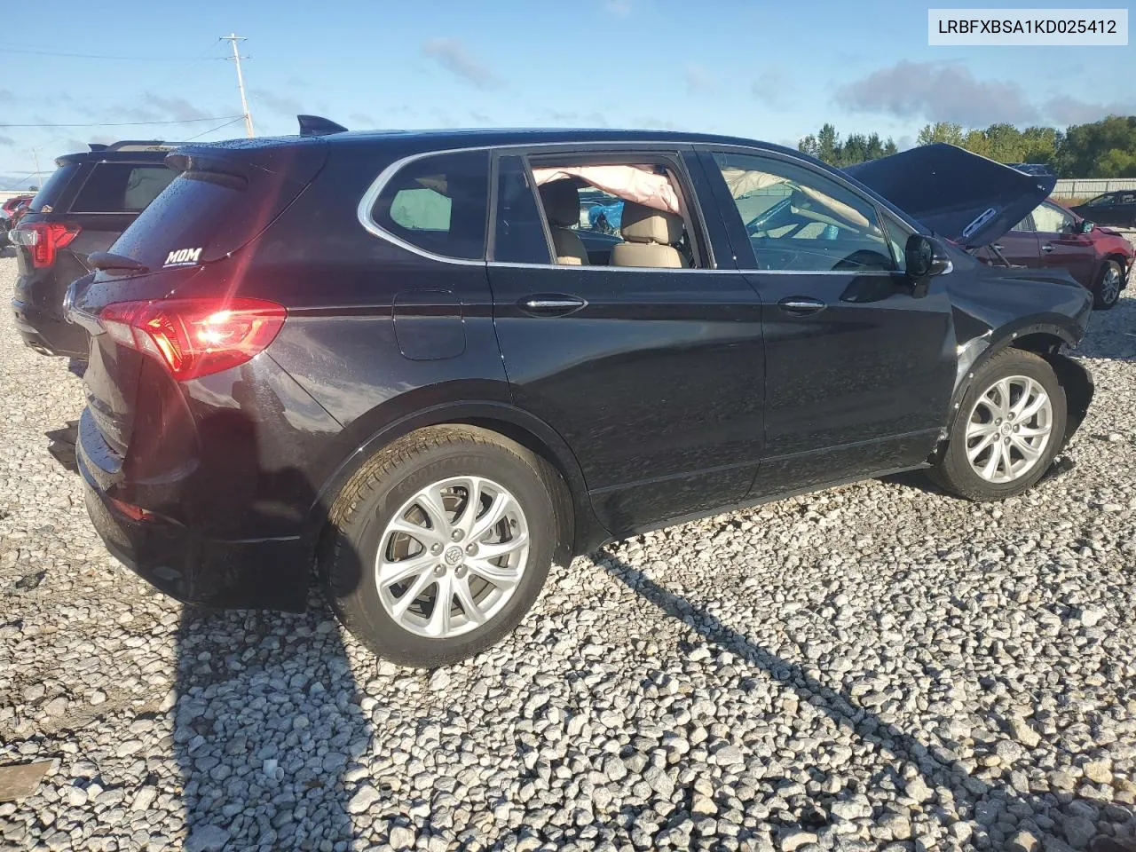 2019 Buick Envision Preferred VIN: LRBFXBSA1KD025412 Lot: 70366724