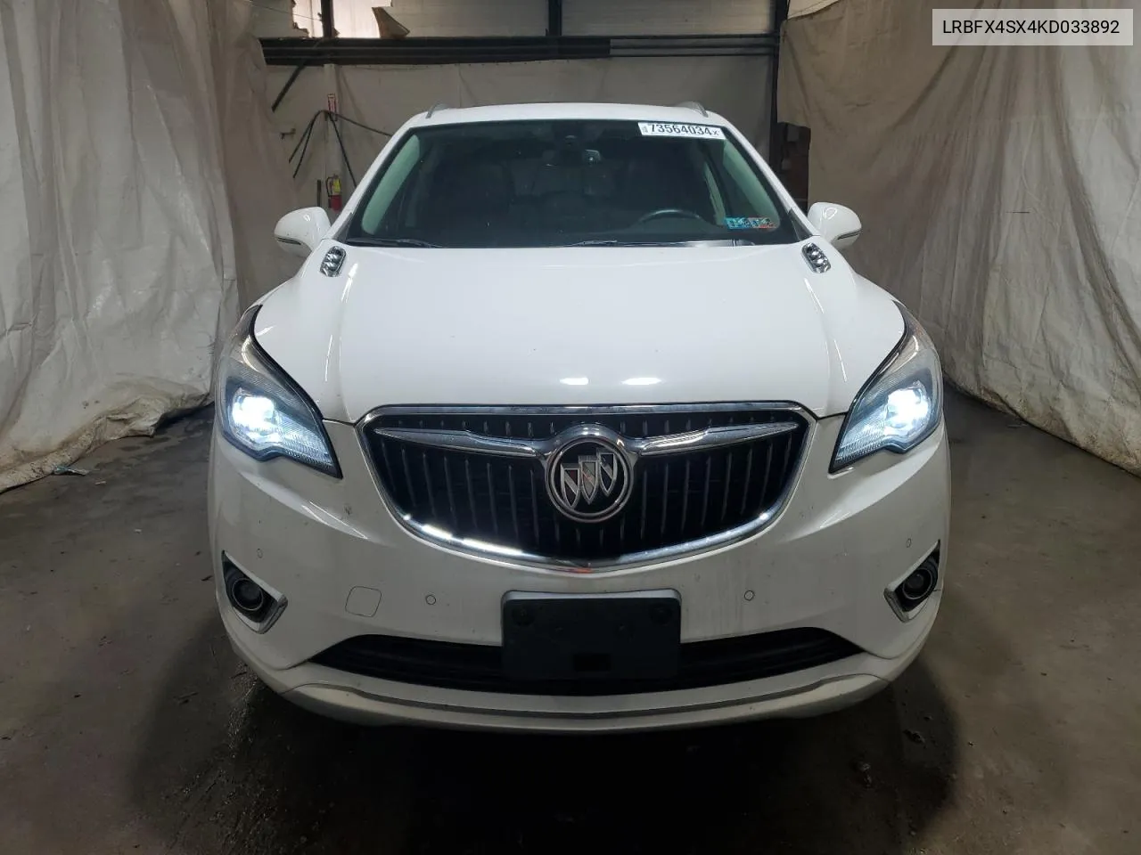 2019 Buick Envision Premium Ii VIN: LRBFX4SX4KD033892 Lot: 73564034