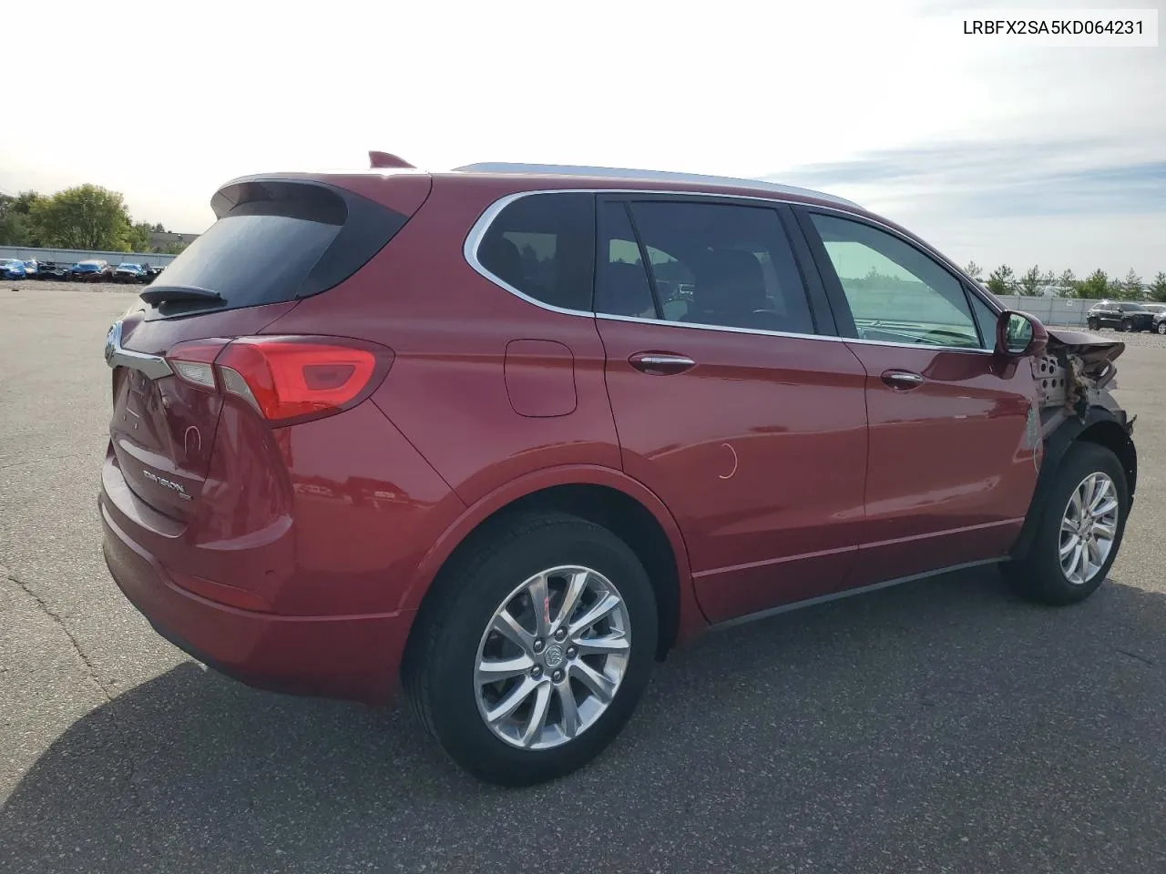 2019 Buick Envision Essence VIN: LRBFX2SA5KD064231 Lot: 73746854