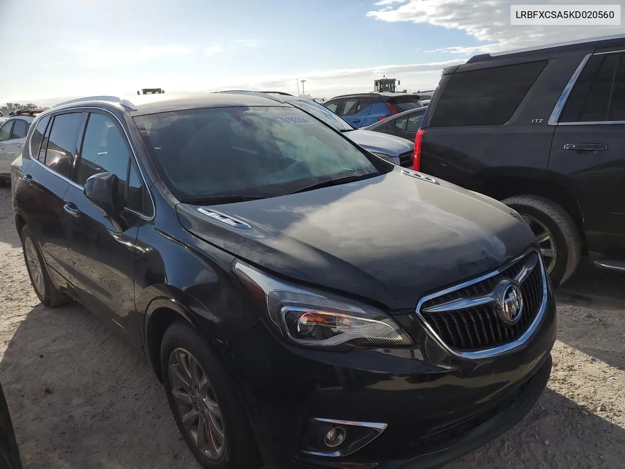 2019 Buick Envision Essence VIN: LRBFXCSA5KD020560 Lot: 76192054