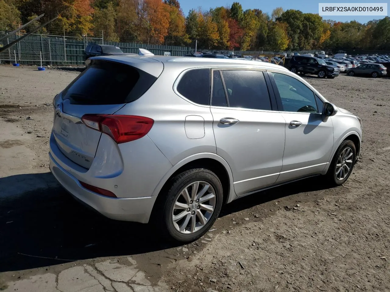 2019 Buick Envision Essence VIN: LRBFX2SA0KD010495 Lot: 76981474