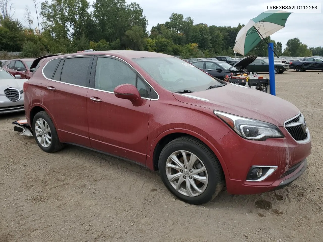 2020 Buick Envision Preferred VIN: LRBFXBSA2LD112253 Lot: 68292233