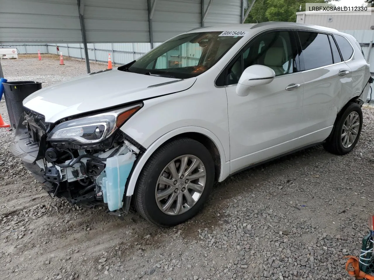 2020 Buick Envision Essence VIN: LRBFXCSA8LD112330 Lot: 68975404