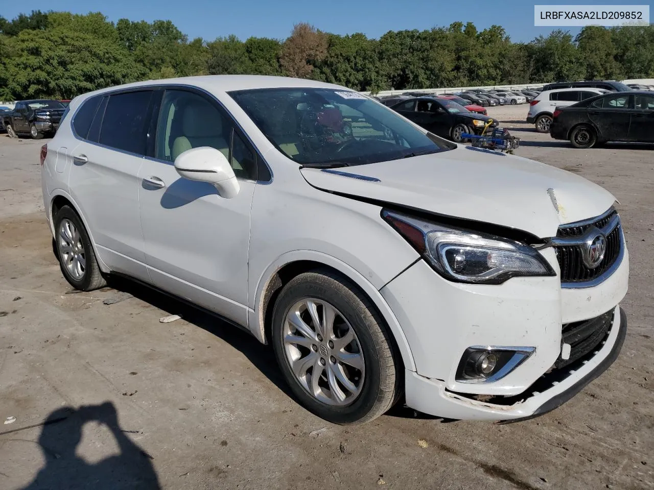 2020 Buick Envision VIN: LRBFXASA2LD209852 Lot: 70646724