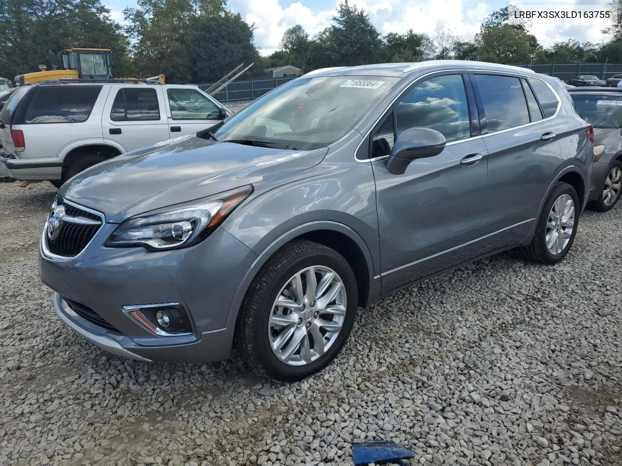 2020 Buick Envision Premium VIN: LRBFX3SX3LD163755 Lot: 71955364