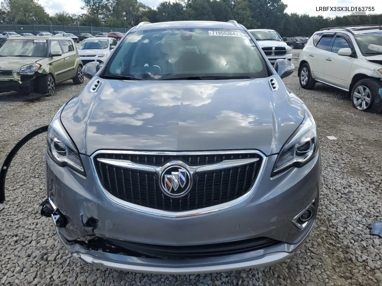 2020 Buick Envision Premium VIN: LRBFX3SX3LD163755 Lot: 71955364