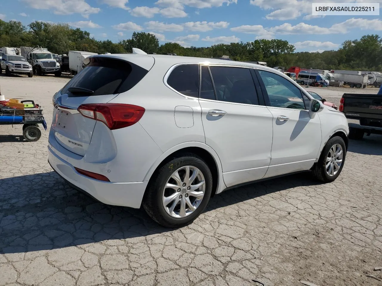 2020 Buick Envision VIN: LRBFXASA0LD225211 Lot: 73015584