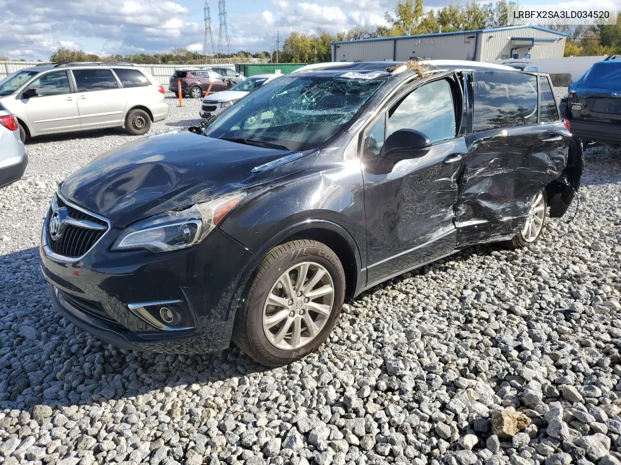 2020 Buick Envision Essence VIN: LRBFX2SA3LD034520 Lot: 75737874