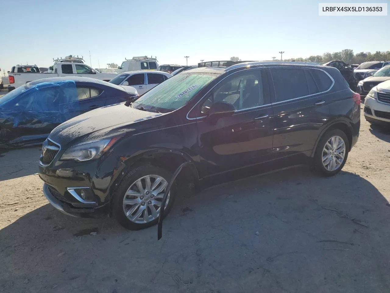 2020 Buick Envision Premium Ii VIN: LRBFX4SX5LD136353 Lot: 76207774