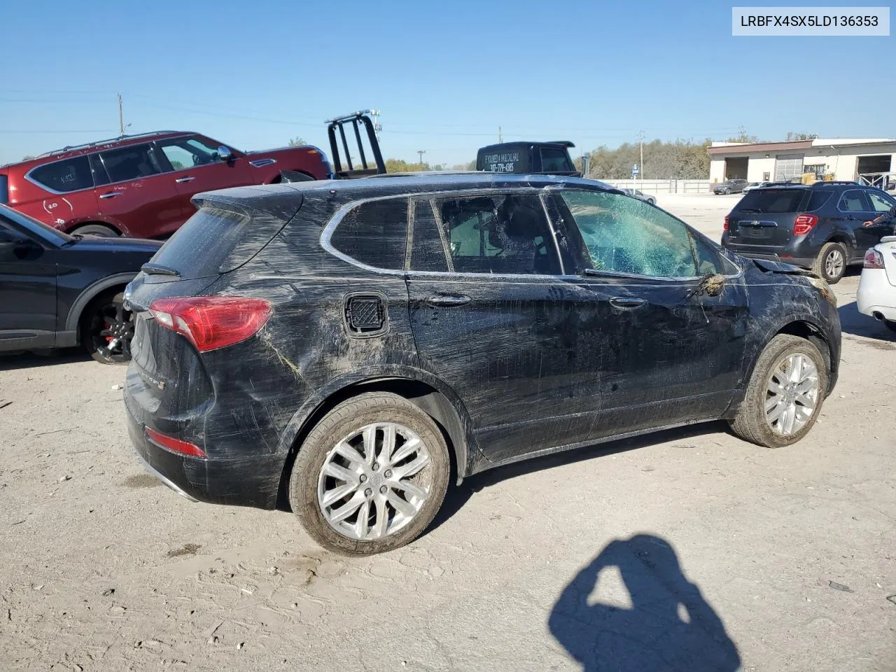 2020 Buick Envision Premium Ii VIN: LRBFX4SX5LD136353 Lot: 76207774