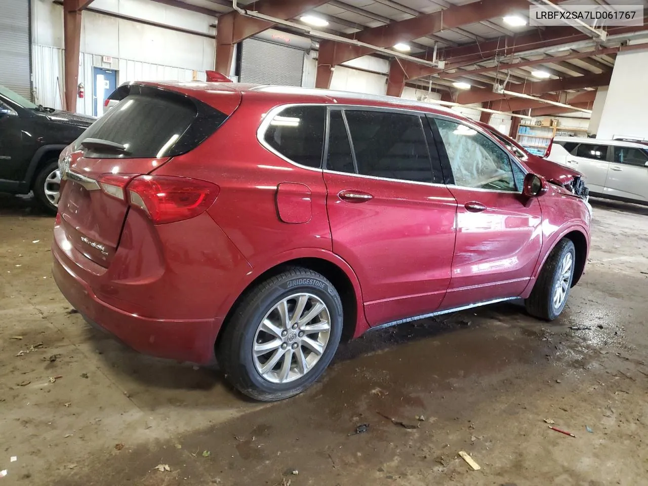 2020 Buick Envision Essence VIN: LRBFX2SA7LD061767 Lot: 77449134