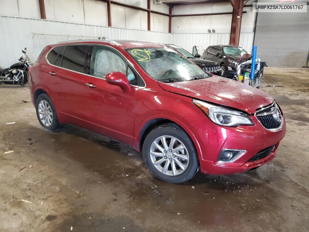 2020 Buick Envision Essence VIN: LRBFX2SA7LD061767 Lot: 77449134