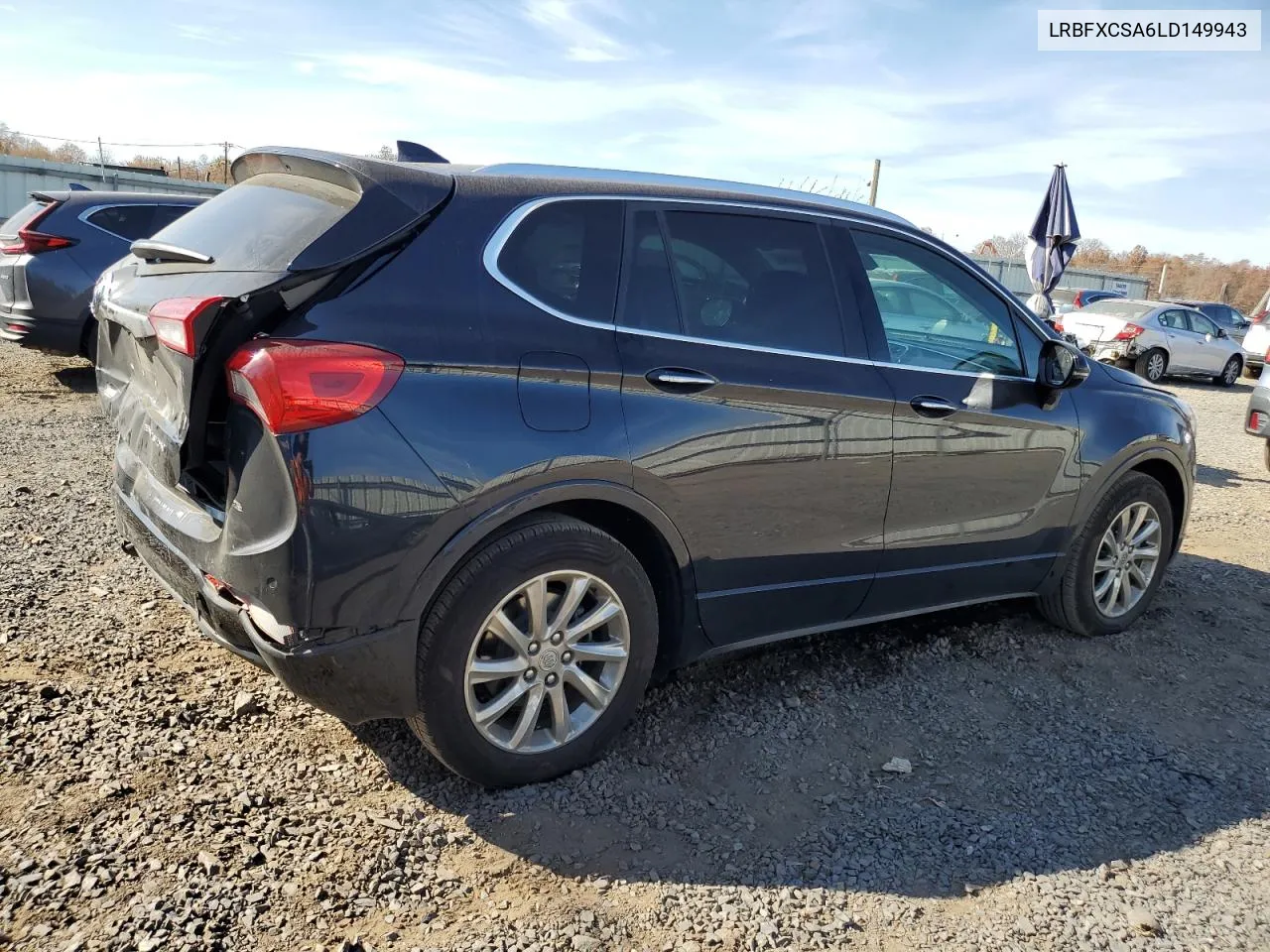 2020 Buick Envision Essence VIN: LRBFXCSA6LD149943 Lot: 78521454