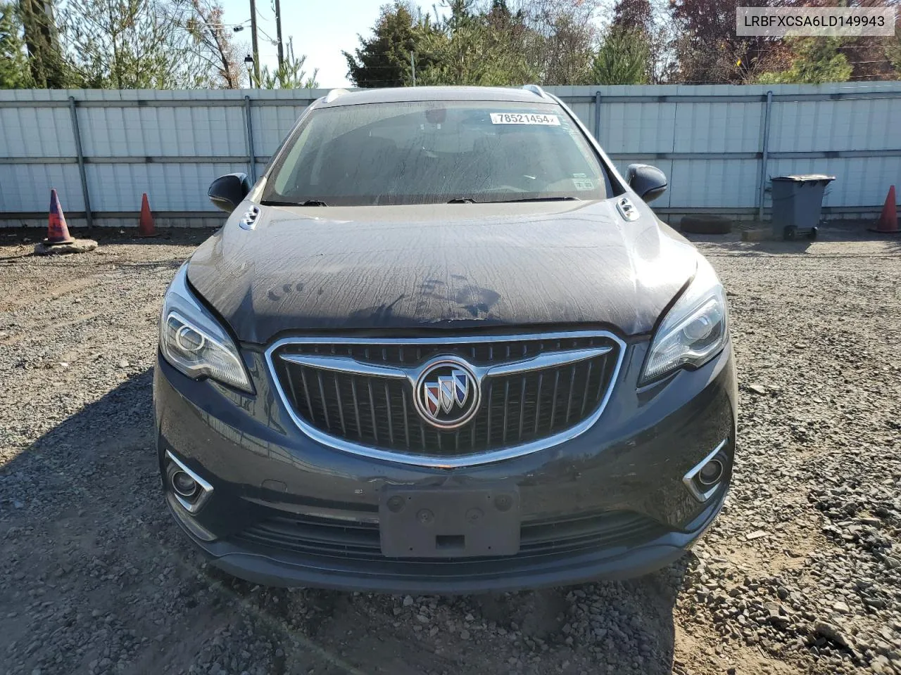 2020 Buick Envision Essence VIN: LRBFXCSA6LD149943 Lot: 78521454