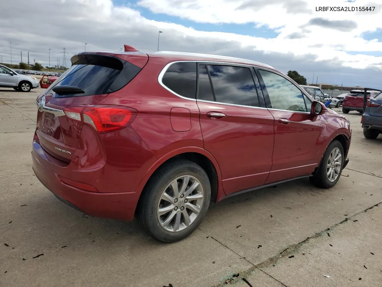 2020 Buick Envision Essence VIN: LRBFXCSA2LD155447 Lot: 79297674