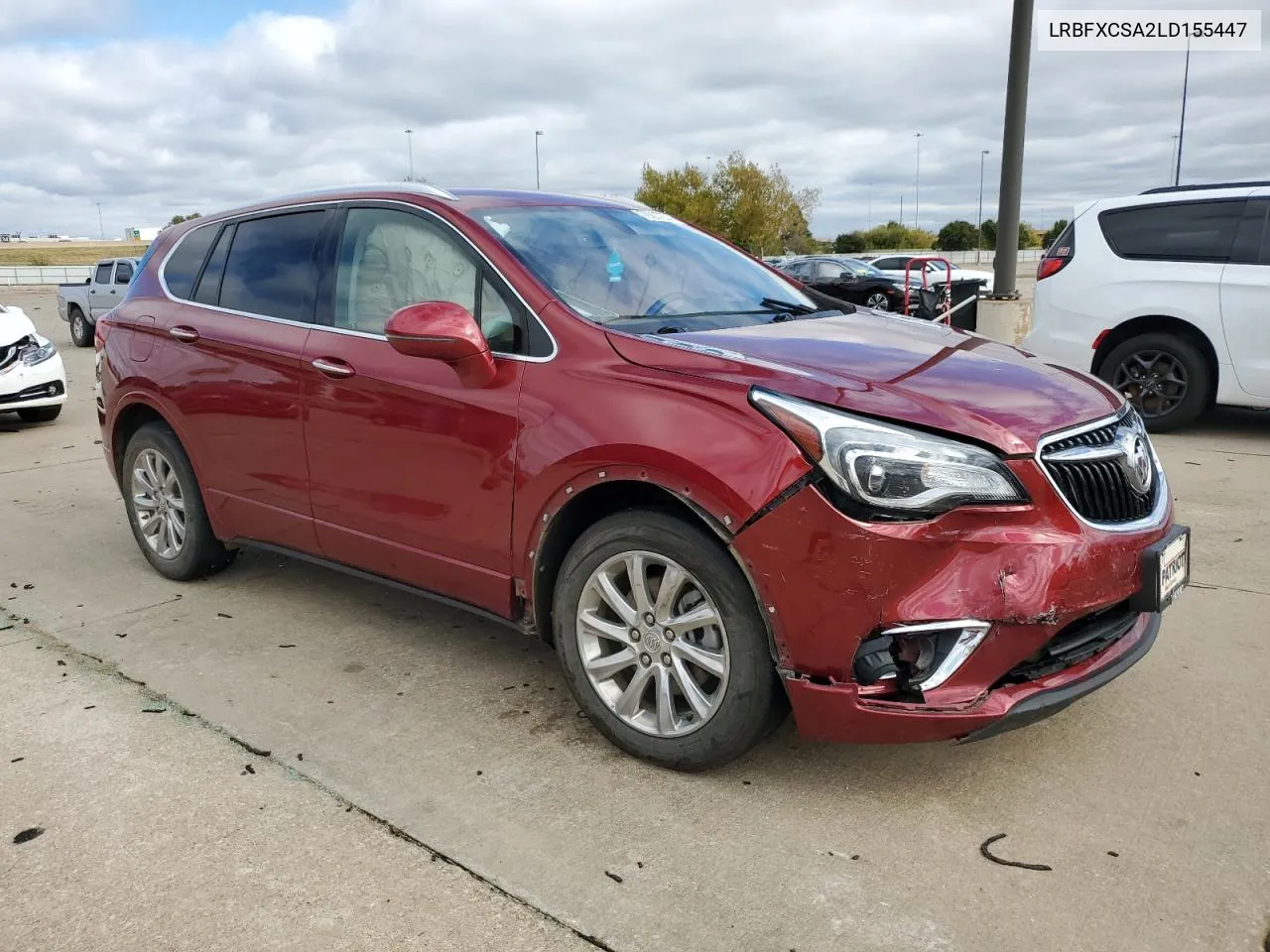 2020 Buick Envision Essence VIN: LRBFXCSA2LD155447 Lot: 79297674