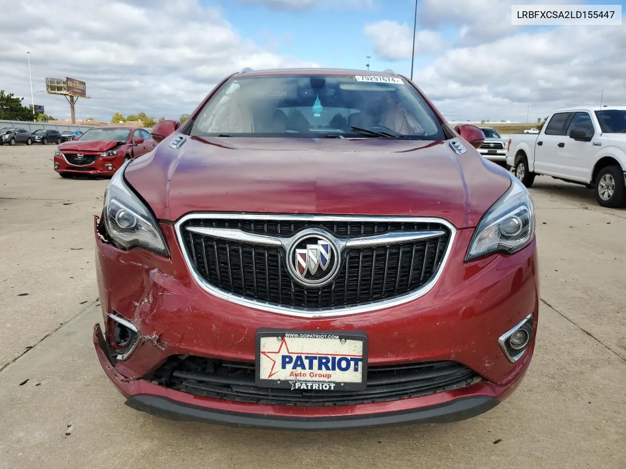 2020 Buick Envision Essence VIN: LRBFXCSA2LD155447 Lot: 79297674