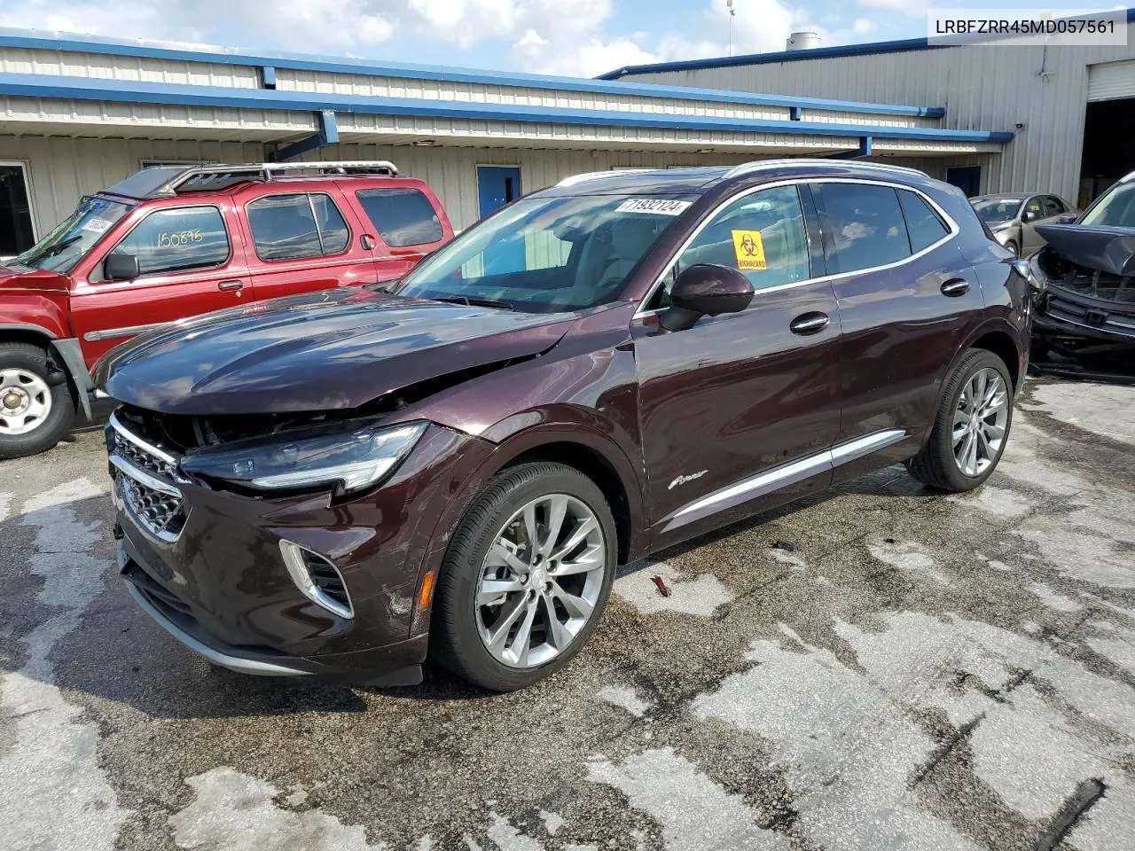 2021 Buick Envision Avenir VIN: LRBFZRR45MD057561 Lot: 71932124