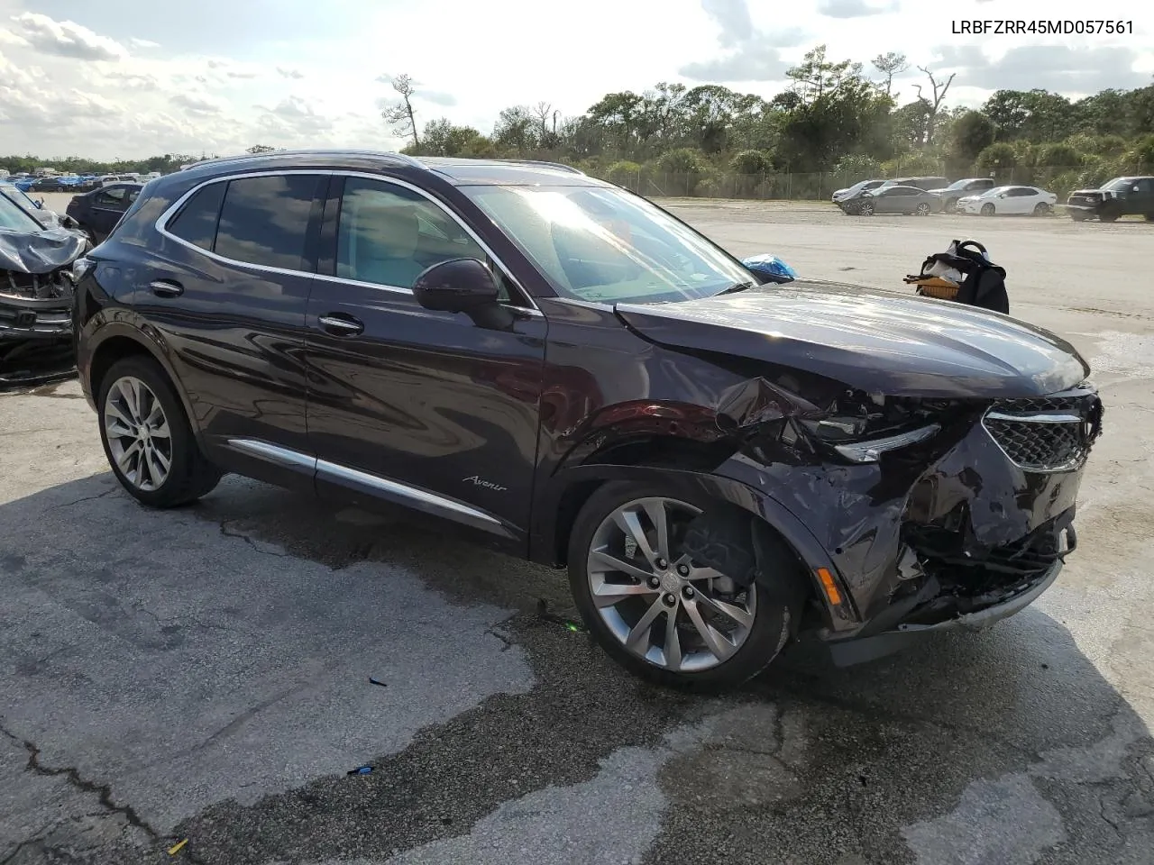 2021 Buick Envision Avenir VIN: LRBFZRR45MD057561 Lot: 71932124