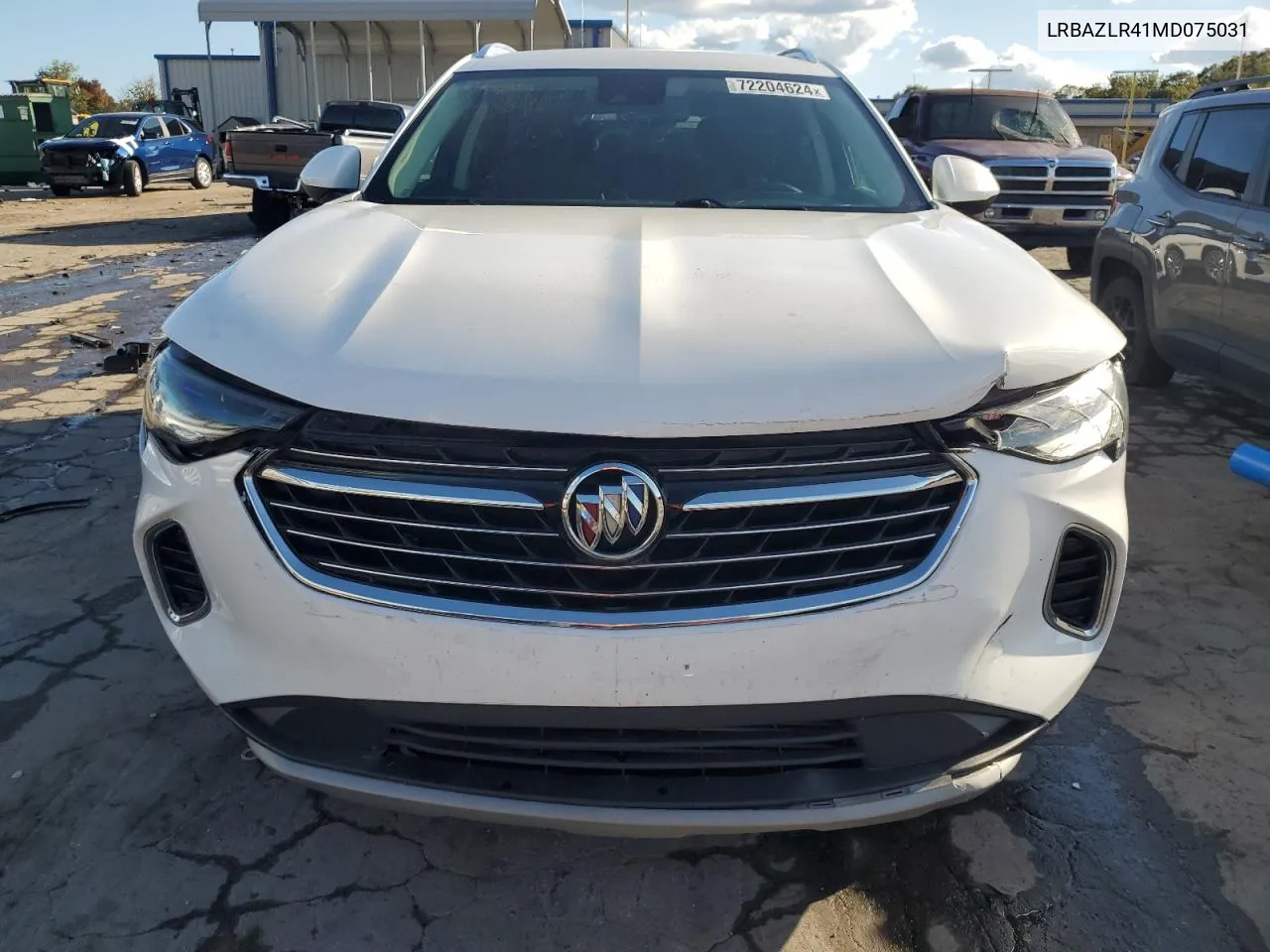 2021 Buick Envision Preferred VIN: LRBAZLR41MD075031 Lot: 72204624