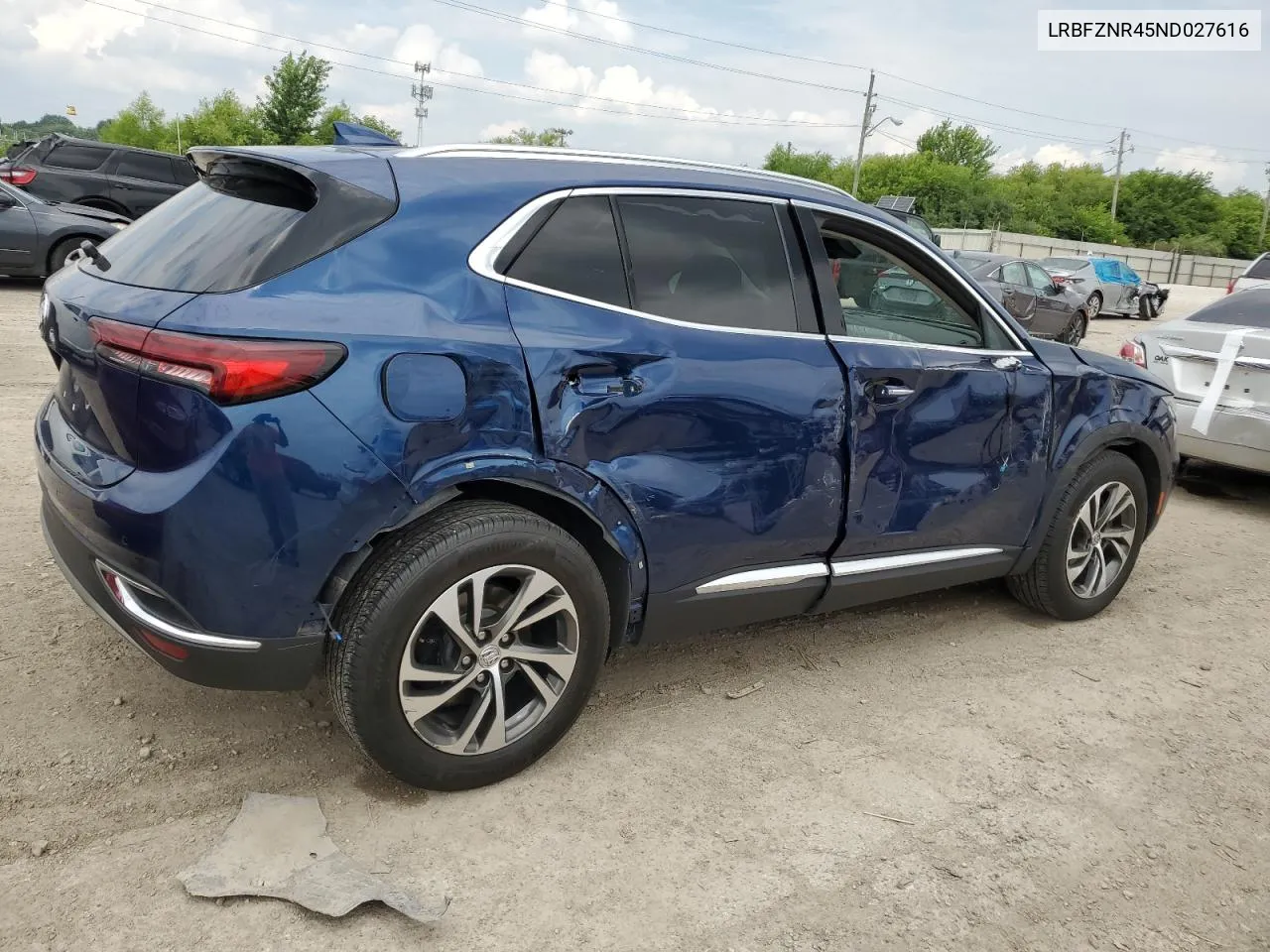 2022 Buick Envision Essence VIN: LRBFZNR45ND027616 Lot: 59357554