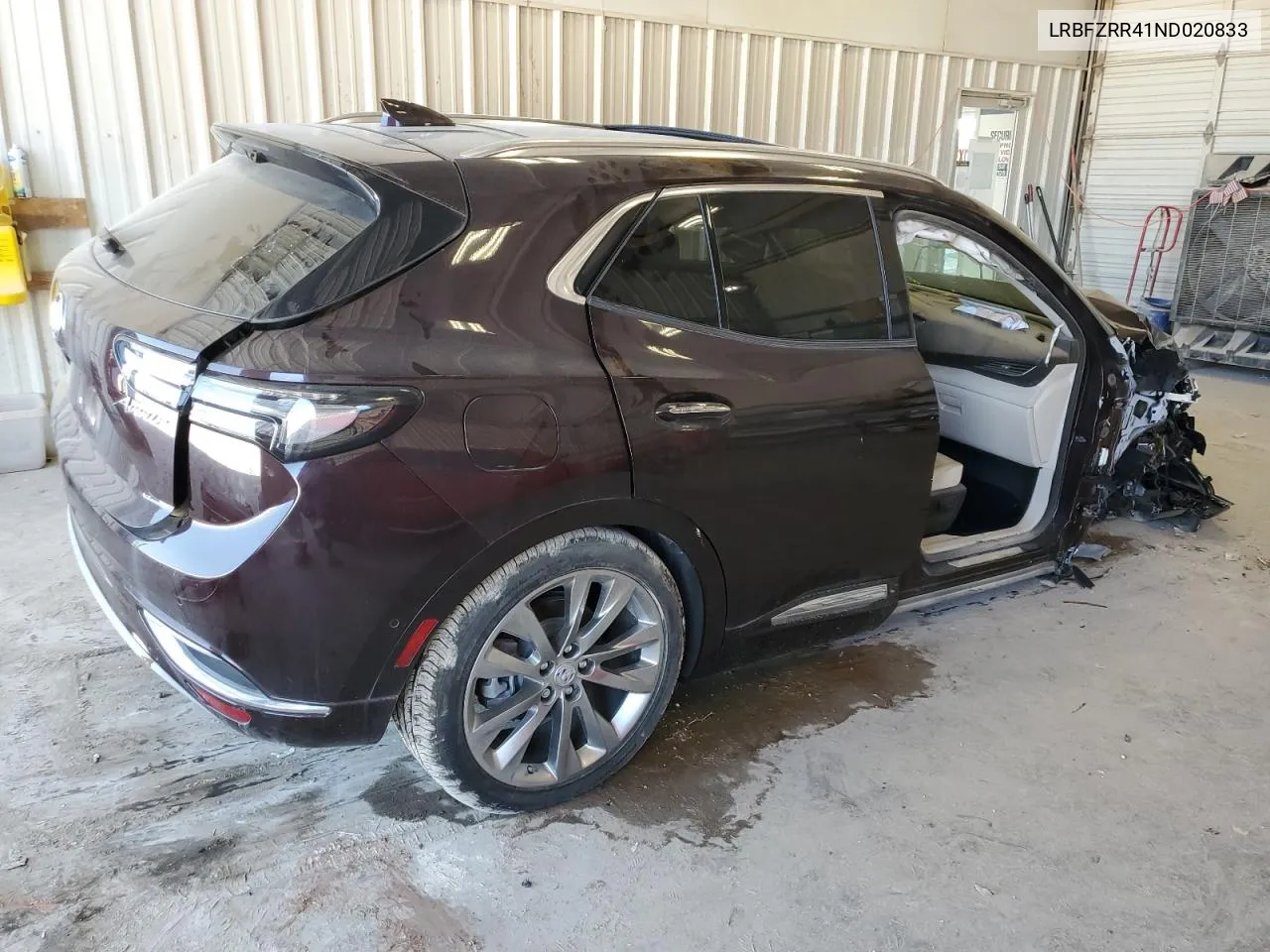 2022 Buick Envision Avenir VIN: LRBFZRR41ND020833 Lot: 71615784