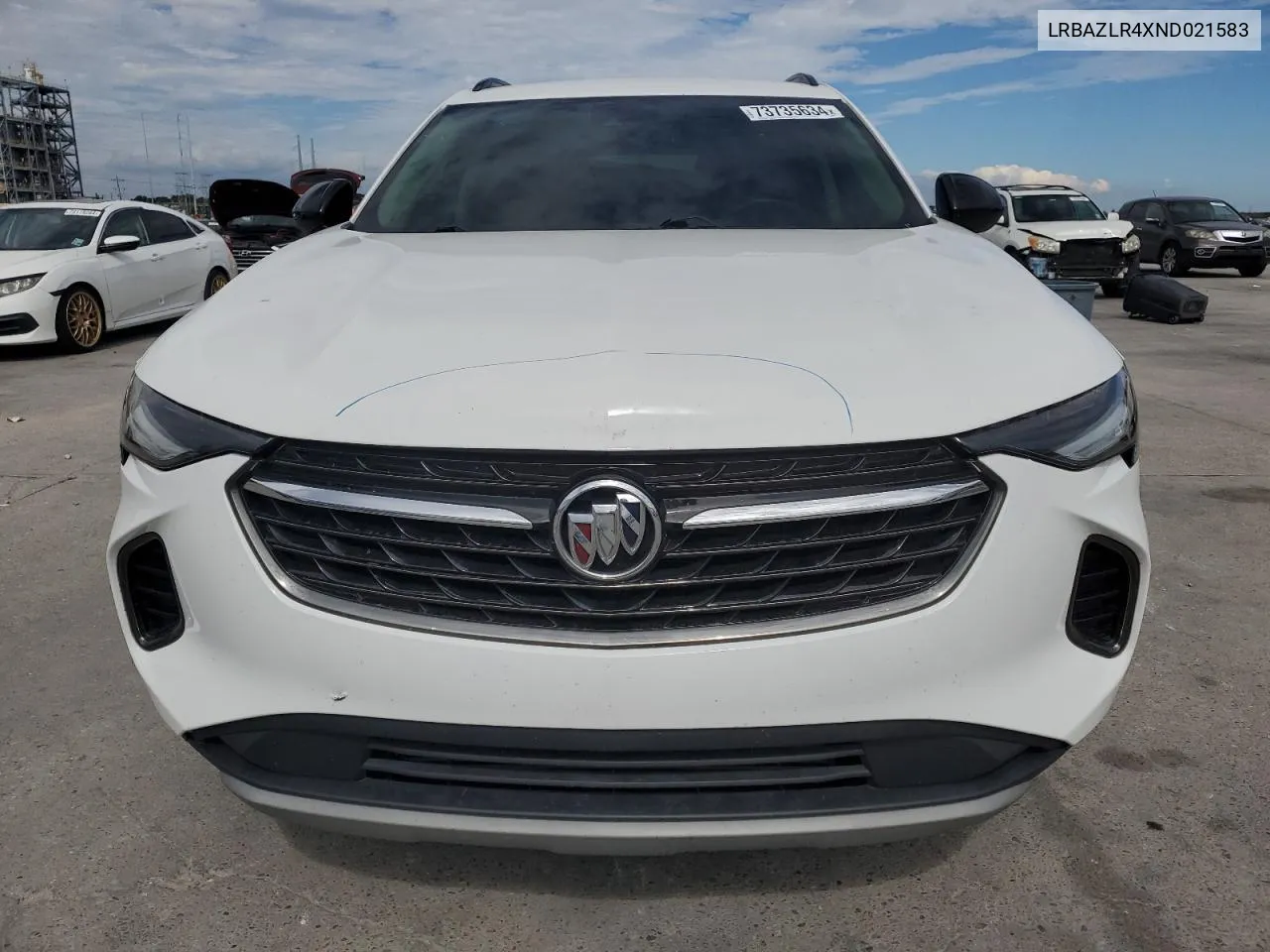 2022 Buick Envision Preferred VIN: LRBAZLR4XND021583 Lot: 73735634