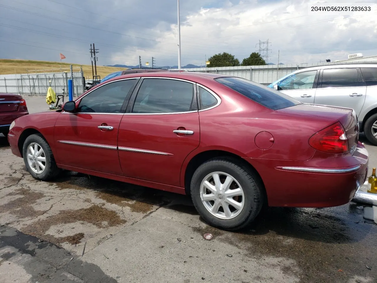 2005 Buick Lacrosse Cxl VIN: 2G4WD562X51283633 Lot: 63256634