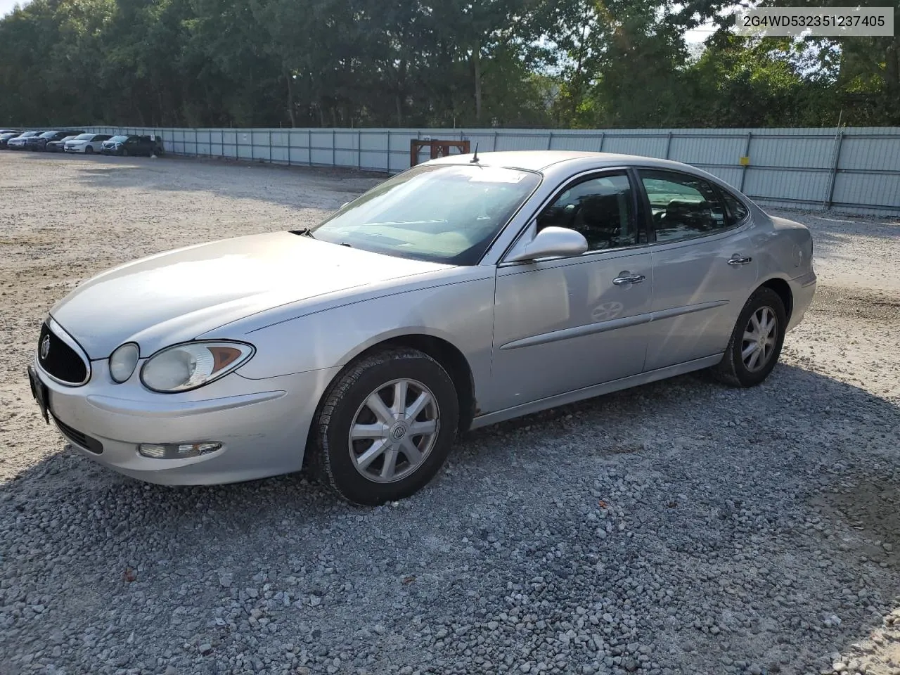 2005 Buick Lacrosse Cxl VIN: 2G4WD532351237405 Lot: 65880214