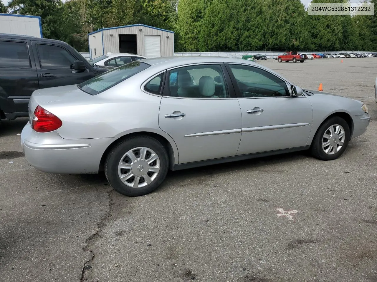 2005 Buick Lacrosse Cx VIN: 2G4WC532851312232 Lot: 67895064