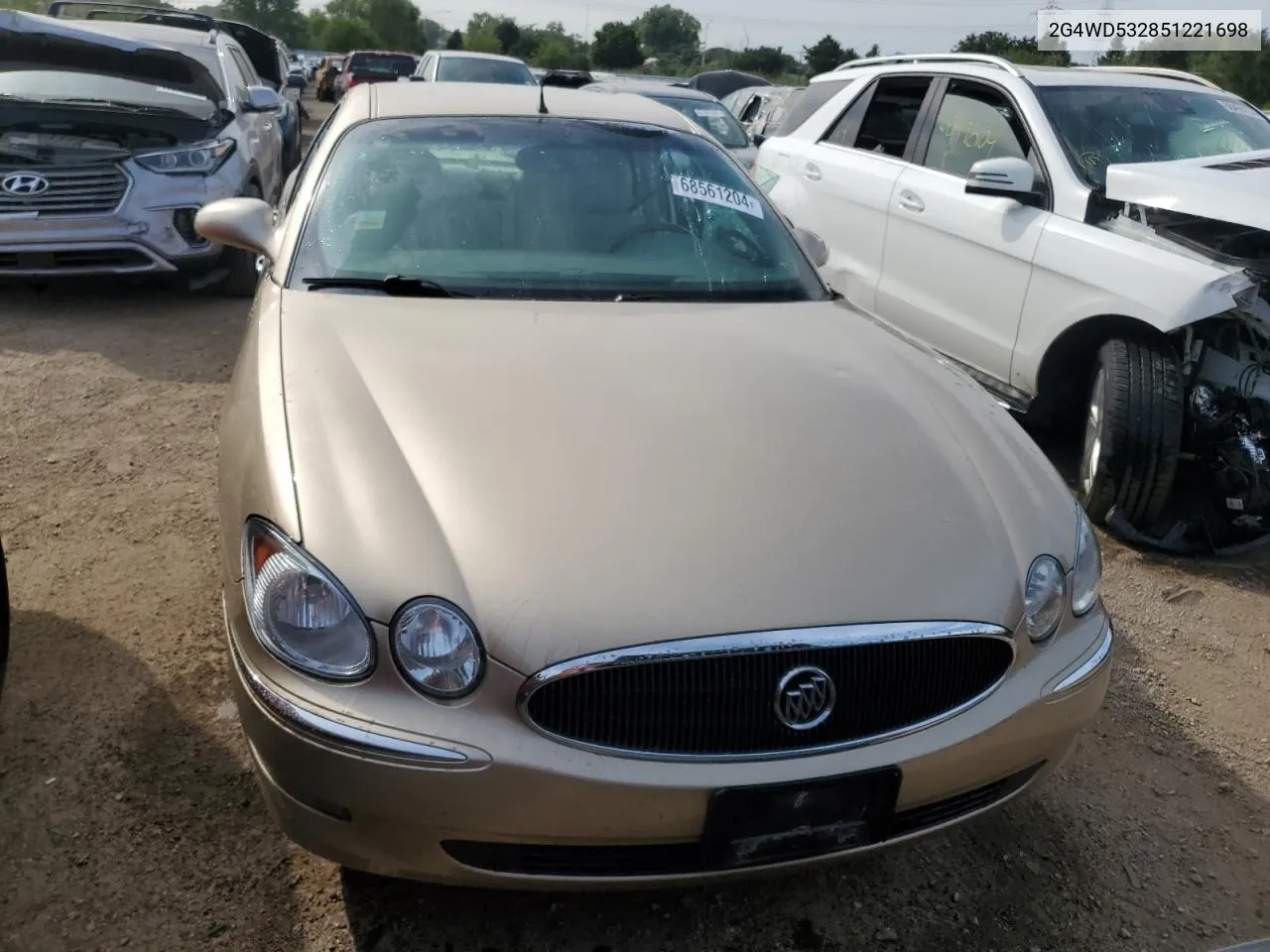 2005 Buick Lacrosse Cxl VIN: 2G4WD532851221698 Lot: 68561204