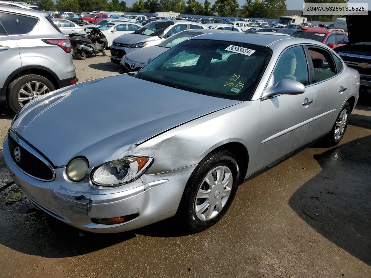 2005 Buick Lacrosse Cx VIN: 2G4WC532651306526 Lot: 68989004