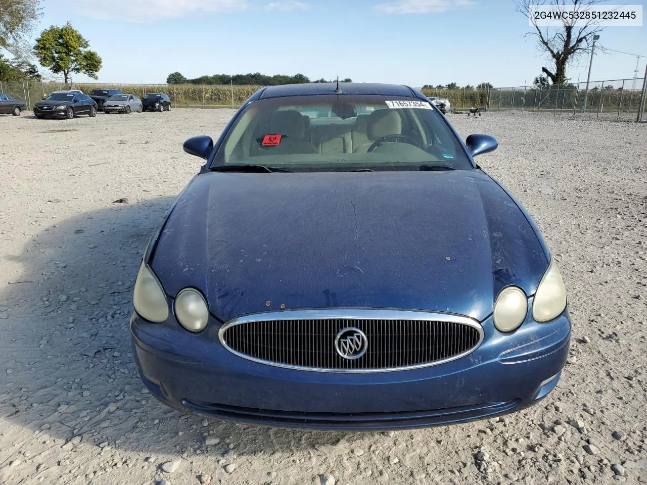 2005 Buick Lacrosse Cx VIN: 2G4WC532851232445 Lot: 71657354