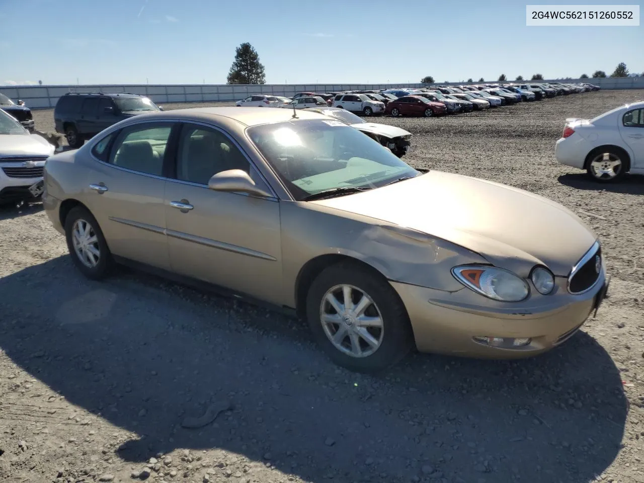 2005 Buick Lacrosse Cx VIN: 2G4WC562151260552 Lot: 72077144